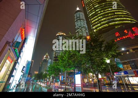 Shanghai Huaihai Road Stockfoto