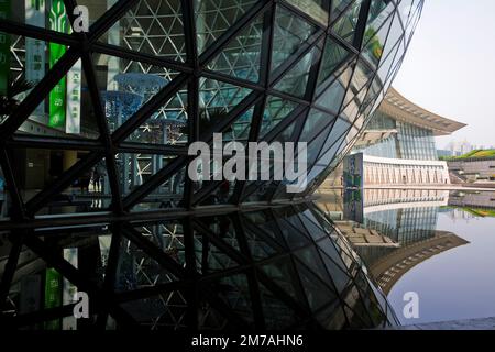 Die Shanghai Urban Planning Exhibition Hall Stockfoto