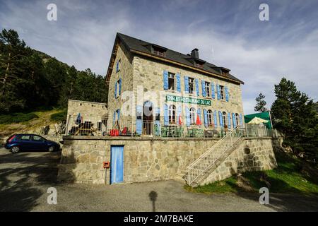 Orédon Refuge, Naturpark Neouvielle, französische Pyrenäen, Bigorre, Frankreich. Stockfoto