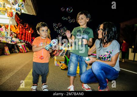 Festes de Sa Rapita 2012, Nil i Isaac Stockfoto