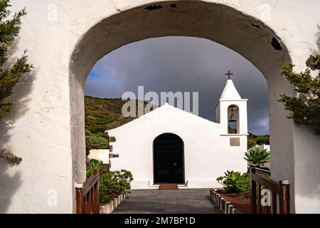 Kirche der Virgen de los Reyes, El Hierro, Kanarische Inseln, Spanien | Ermita Virgen de los Reyes, El Hierro, Kanarische Inseln, Spanien Stockfoto