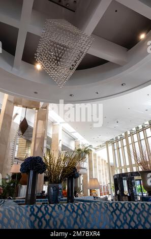 Lobby des Sheraton Ankara Hotel & Convention Center. Truthahn Stockfoto
