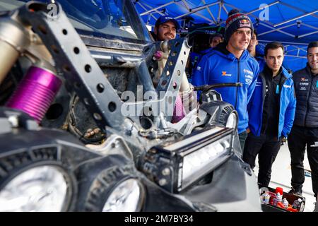CASALE Ignacio (chl), X-RAID von Yamaha unterstütztes Team, Yamaha, SSV, Portrait während des restlichen Tages des Dakar 2023 in Riad, am 9. Januar 2023 in Riad, Saudi-Arabien - Photo Gigi Soldano/DPPI Stockfoto