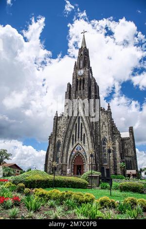 Steinkathedrale, Canela, Brasilien Stockfoto