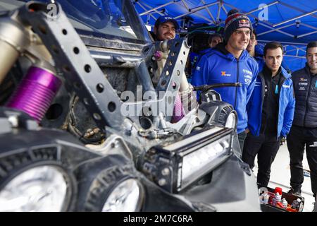 CASALE Ignacio (chl), X-RAID von Yamaha unterstütztes Team, Yamaha, SSV, Portrait während des restlichen Tages des Dakar 2023 in Riad, am 9. Januar 2023 in Riad, Saudi-Arabien - Foto: Gigi Soldano/DPPI/LiveMedia Stockfoto