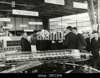 Französischer General und Politiker Präsident Charles De Gaulle, Frankreich 1960s Stockfoto