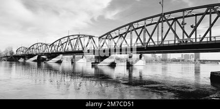 Donau / Wien Stockfoto