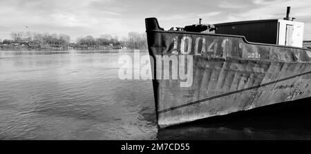 Donau / Wien Stockfoto