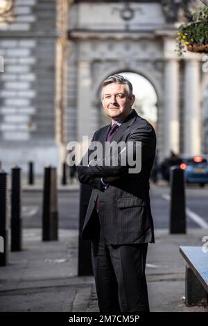 Jonathan Ashworth, Schattenstaatssekretär für Arbeit und Renten seit 2021. FOTO: JEFF GILBERT, 15. Dezember 2022, London, Großbritannien Stockfoto