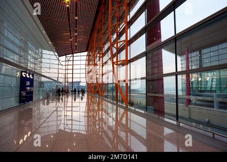 T3-Flughafen in Peking Stockfoto