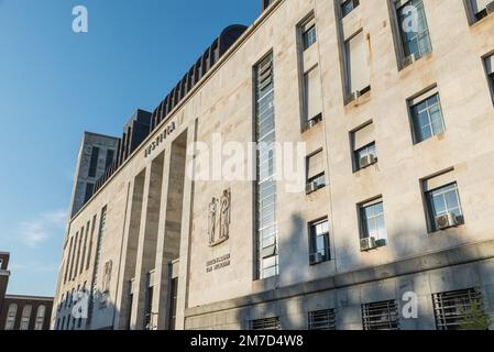 Justizpalast, historisches Gebäude in Mailand, Italien Stockfoto