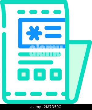 vektordarstellung des sofort kalten erste-Hilfe-Farbsymbols Stock Vektor