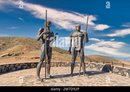 Statuen ayose bei Betancuria auf Fuerteventura, Spanien Stockfoto