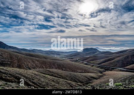 Fuerteventura an der Westküste bei Betancurioa, Spanien Stockfoto