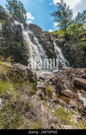 Blea Beck Force Wasserfall, Teesdale Stockfoto