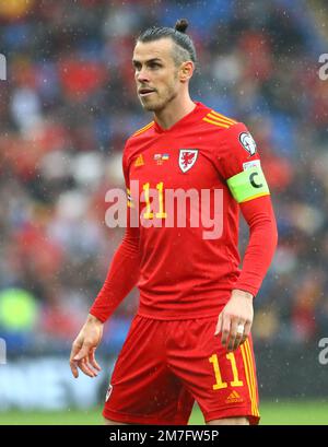 Cardiff City Stadium, Cardiff, Großbritannien. 5.. Juni 2022. World Cup 2022 Qualification Wales versus Ukraine; Gareth Bale of Wales Credit: Action Plus Sports/Alamy Live News Stockfoto