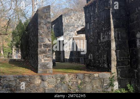 Schießpulverplatz. Hagley Museum, Wilmington, Delaware, USA Stockfoto