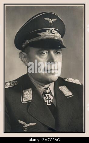 PROPAGANDA VON KESSELRING NAZI 1930Portrait des führenden Nazi-Offiziers Albert Kesselring, ein deutscher Generalfeldmarschall der Luftwaffe während des Zweiten Weltkriegs, der anschließend wegen Kriegsverbrechen verurteilt wurde. 1939 Nazideutschland Stockfoto