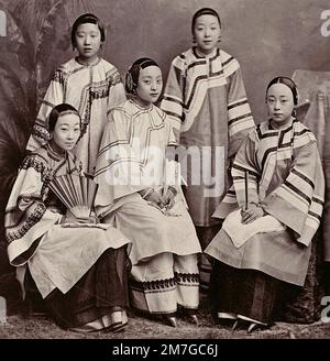 Lai Afong - Kurtisane in Shanghai - c1877 Stockfoto