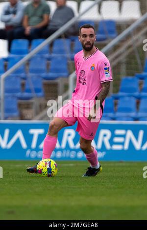 DARDER SERGI von RCD Espanyol kontrolliert den Ball, während des Spiels RCD Espanyol de Barcelona vs kv Mechelen, Men, Friendly Match, Football WEK, Pinat Stockfoto
