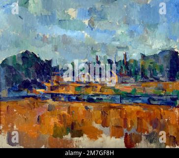 Ufer eines Flusses 1904 von Paul Cézanne 1839–1906 Frankreich Französisch Stockfoto