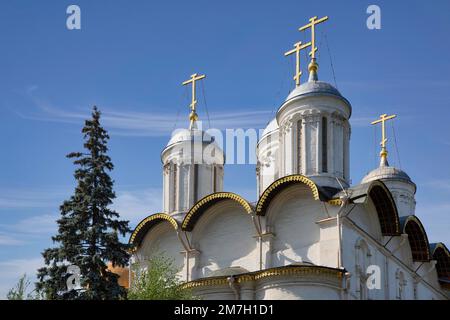 Patriarchalische Kammern und die Kirche der zwölf Apostel, Kreml, Moskau, Russland Stockfoto