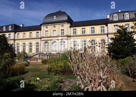 Blick aus dem Botanischen Garten auf Schloss Poppelsdorf, Nordrhein-Westfalen, Deutschland, Bonn Stockfoto