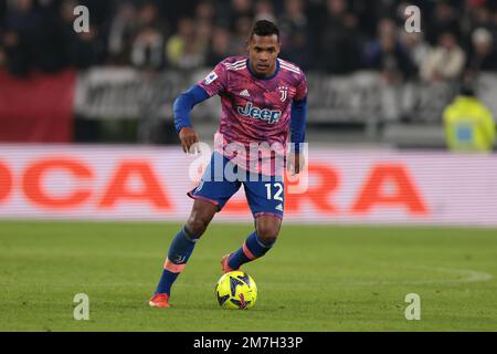 Turin, Italien, 7. Januar 2023. Alex Sandro von Juventus beim Spiel der Serie A im Allianz-Stadion, Turin. Der Bildausdruck sollte lauten: Jonathan Moscrop/Sportimage Stockfoto