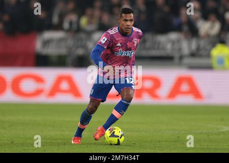 Turin, Italien, 7. Januar 2023. Alex Sandro von Juventus beim Spiel der Serie A im Allianz-Stadion, Turin. Der Bildausdruck sollte lauten: Jonathan Moscrop/Sportimage Stockfoto