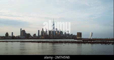 Häuser der parlamentsstadt New York Stockfoto