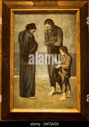 Pablo Picasso: The Dragedy, 1903, National Gallery of Art - East Building, Washington, D.C., USA Stockfoto