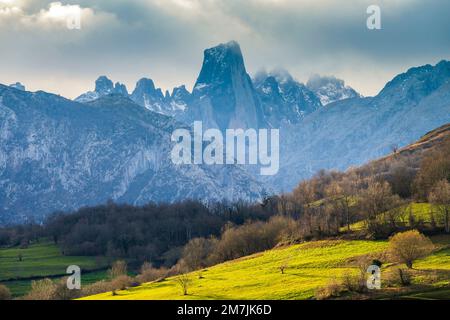 Naranjo de Bulnes Peak (PICU Urriellu), Picos de Europa, Asturien, Spanien Stockfoto