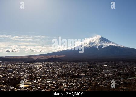 Der Fuji, der Gipfel japans Stockfoto