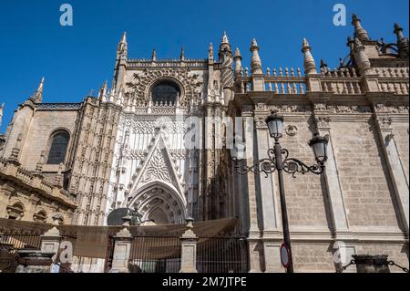 Catedral de Sevilla in Sevilla, Spanien Stockfoto