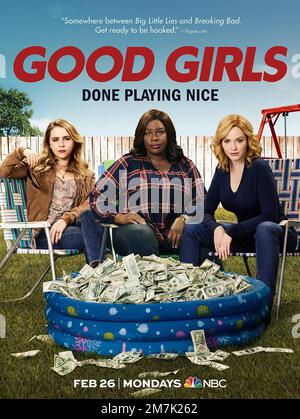 Das Poster der "Good Girls"-Fernsehserie Stockfoto