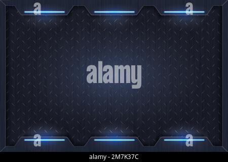 Einfache blaue Technologie Hintergrund Vorlage Vektor Stock Vektor