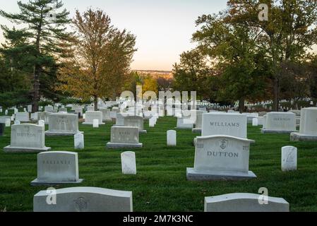 Arlington National Cemetery, United States Army Cemetery, Arlington, Virginia, USA Stockfoto