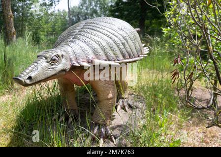 Oertijdmuseum-Boxtel-12-06-2022: Thyptorax Dinosaurier im Museum Niederlande Stockfoto