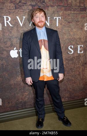 New York, New York, USA. 9. Januar 2023. (NEU) Apple TV 's "Diener" Staffel 4 New York Premiere. 09. Januar 2023, New York, New York, USA: Rupert Grint nimmt an der New Yorker Premiere der „Servant“-Saison 4 von Apple TV am Walter Reade Theater am 09. Januar 2023 in New York City Teil (Kreditbild: © M10s/TheNEWS2 über ZUMA Press Wire) NUR REDAKTIONELLE VERWENDUNG! Nicht für den kommerziellen GEBRAUCH! Stockfoto