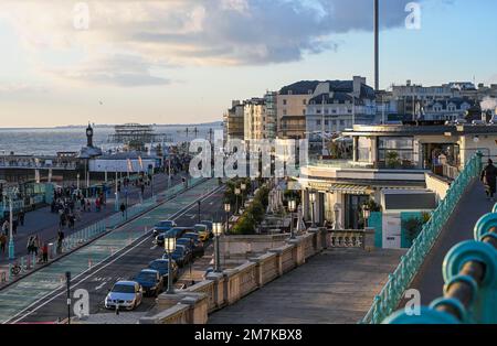 Brighton Beach House Member Club Soho House entlang Madeira Drive an der Küste , Sussex , England , UK Stockfoto