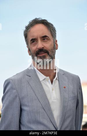 Schauspieler Don McKellar, der auf dem Fototermin des Films "Verbrechen der Zukunft" anlässlich des Filmfestivals in Cannes am 24. Mai 2022 posierte Stockfoto