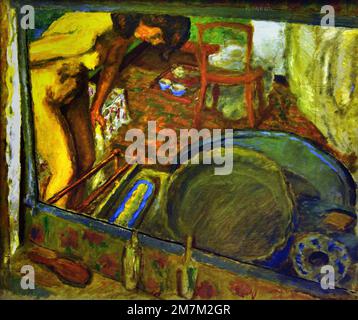 Effet de glace ou Le Tub, - Ice Effect , The Tub, 1909, Pierre Bonnard (1867 − 1947) Frankreich, Frankreich Stockfoto