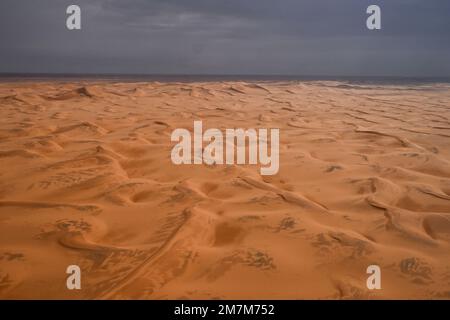 Landschaft während der Stage 9 des Dakar 2023 zwischen Riad und Haradh, am 10. Januar 2023 in Haradh, Saudi-Arabien - Foto Eric Vargiolu / DPPI Stockfoto