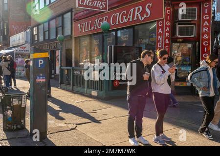 Sheridan Square in Chelsea in New York am Sonntag, 1. Januar 2023. (© Richard B. Levine) Stockfoto