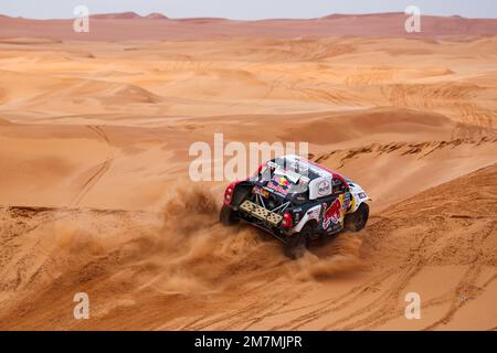 Während der Phase 9 der Dakar 2023 zwischen Riad und Haradh, am 10. Januar 2023 in Haradh, Saudi-Arabien - Photo Florent Gooden / DPPI Stockfoto