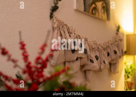 Advent-Kalender Stockfoto