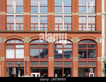 Worthington Square Apartments, ursprünglich das George Worthington Company Building von 1882, entworfen von Cudell und Richardson. Stockfoto