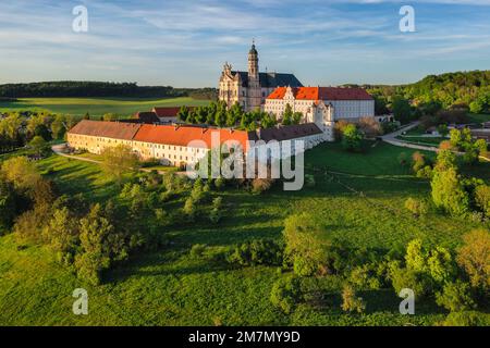 Kloster Neresheim, Schwäbische Alb, Baden-Württemberg, Deutschland Stockfoto
