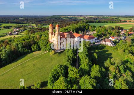 Schönenberger Wallfahrtskirche, Ellwangen, Schwäbische Alb, Baden-Württemberg, Deutschland Stockfoto