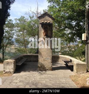 Pieve di Trebbio - Kirche Trebbio Stockfoto